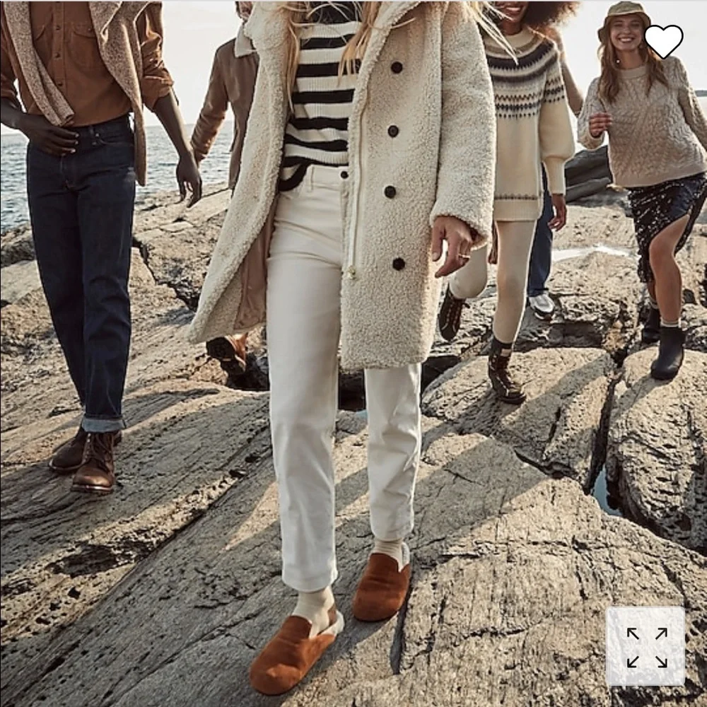 J.Crew Pacific sherpa-lined suede clogs - Picture 2 of 4